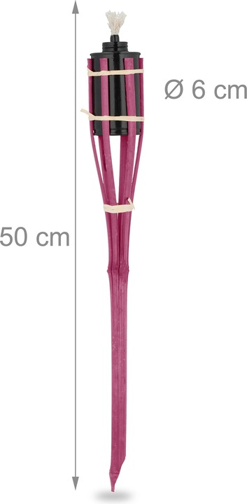 Actual product image Relaxdays 10x Garden Torch