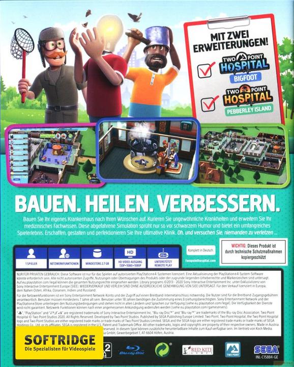 Immagine prodotto Sega Ospedale di due punti (PS4, EN)