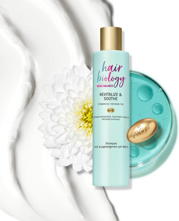Actual product image Hair Biology Meno Balance Revitalize & Soothe (250 ml, Liquid shampoo)