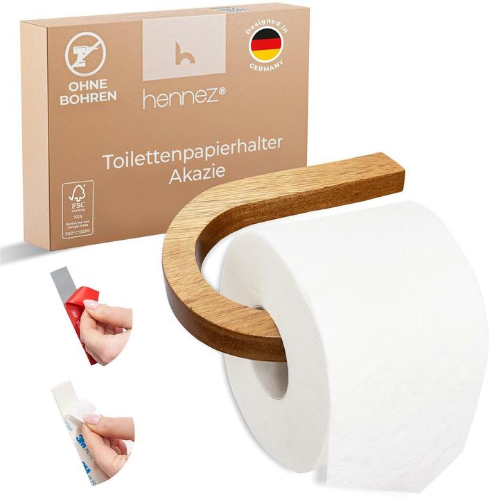 Hennez Toilettenpapierhalter Evan Nature