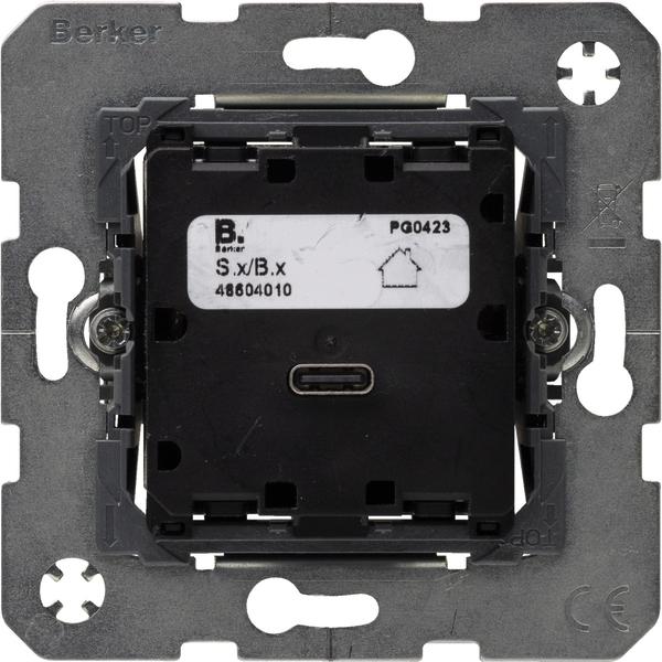 Produktbild Berker USB PD Power Modul 65W 48604010S/B
