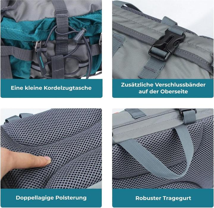 Immagine prodotto Hermex Bauchtasche mit Schultergurten Umhängetasche Schultertasche Hüfttasche