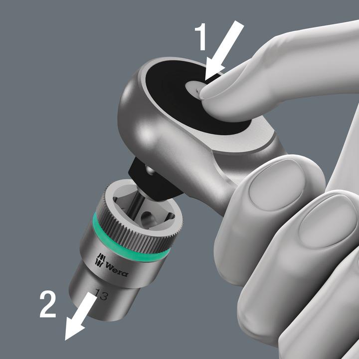 Produktbild Wera 8100 SC 10 Zyklop Metal-Knarrensatz