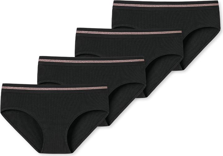 Immagine prodotto Schiesser Confezione da 4 mutandine in cotone a lunga durata per ragazze adolescenti (140, confezione da 4)