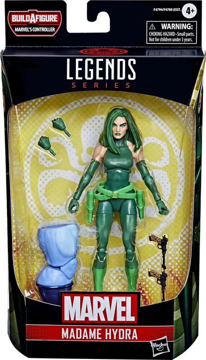 Actual product image Hasbro Legends Series Madame Hydra, 15 cm tall action figure to collect, 4 accessories