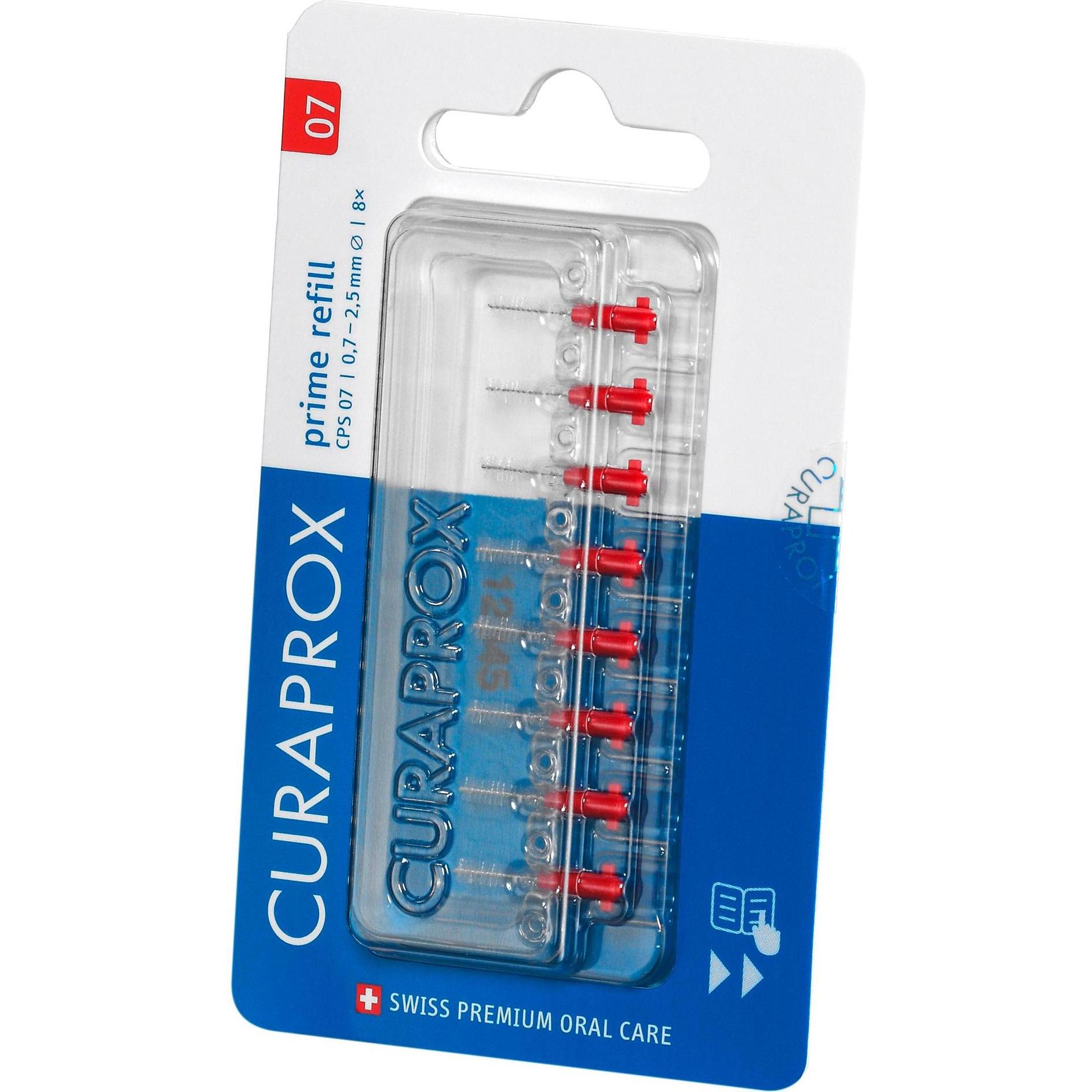 Thumbnail - Curaprox, Interdentalbürste, CPS 07 refill Interdentalbürsten (8 x, 2.50 mm)