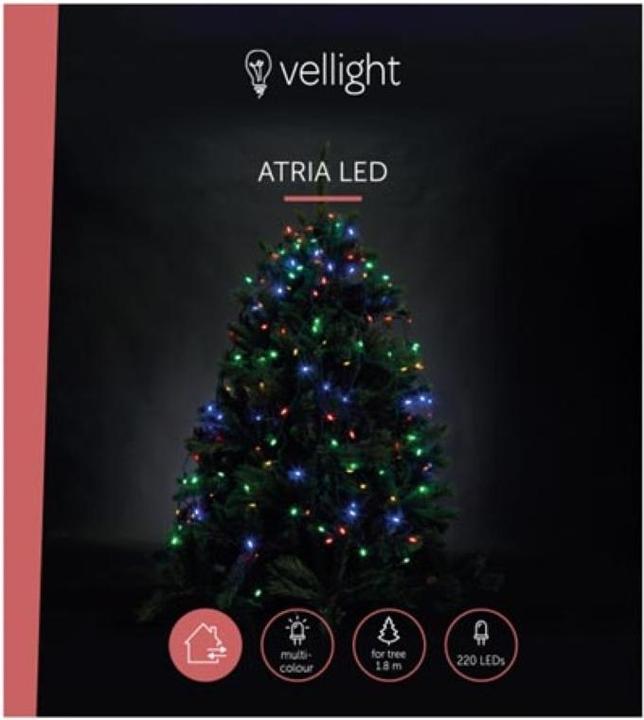 Actual product image Vellight Atria LED - for trees of 1.8 m - 220 LEDs - multicoloured - green cable - 24 V (1.80 m)