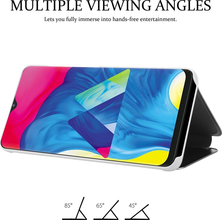 Immagine prodotto Cadorabo Copertina per specchietto retrovisore Smart View a libro (Samsung Galaxy A10, Samsung Galaxy M10)