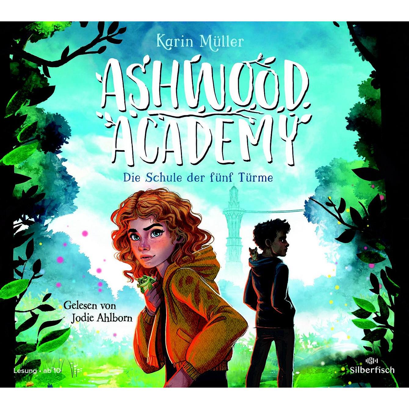 Thumbnail - Ashwood Academy – Die Schule der fünf Türme, Hörbücher von Karin Müller, Jodie Ahlborn
