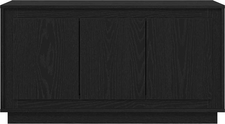 Image du produit VidaXL Sideboard Schwarz Eiche 102x35x55 cm Ingenieurholz (102 x 35 x 55 cm)