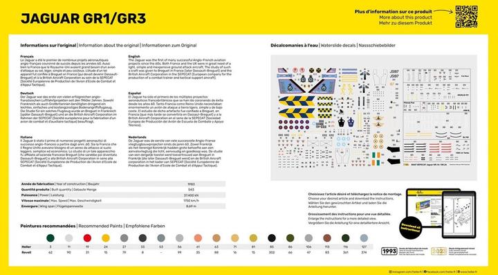 Image du produit Heller Jaguar GR1/GR3