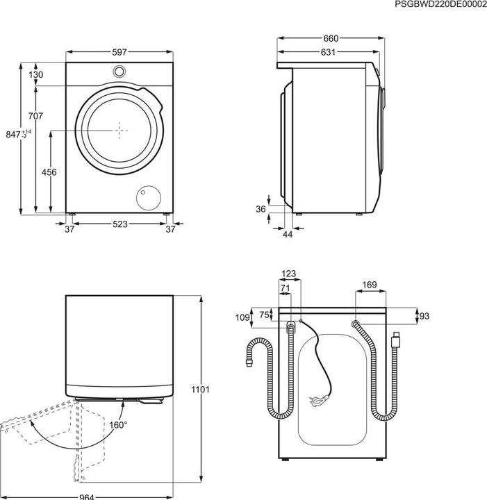 Image du produit AEG Öko Lavamat LWR7E106EX