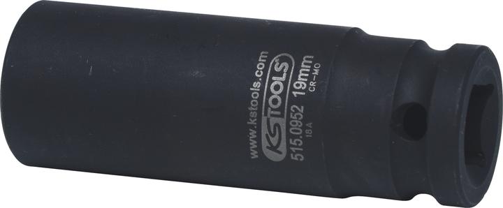 Produktbild KS Tools 1/2" Kraft-Stecknuss lang (19 mm)
