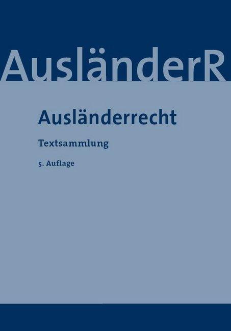 Produktbild Ausländerrecht (Deutsch, 2020)