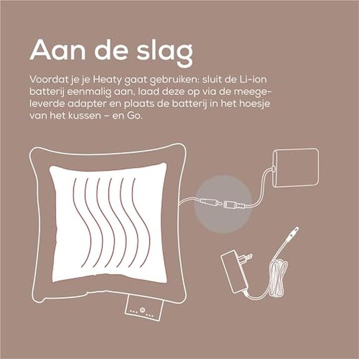 Actual product image Beurer HK 77 Heaty smokey-taupe (45 x 45 centimetres)