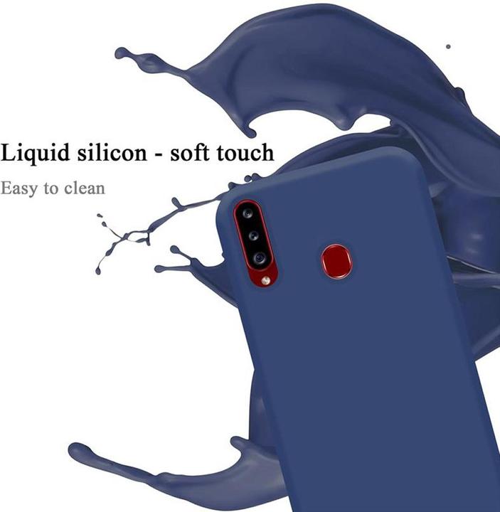 Immagine prodotto Cadorabo Copertura della cassa del silicone liquido TPU (Samsung Galaxy A20s)