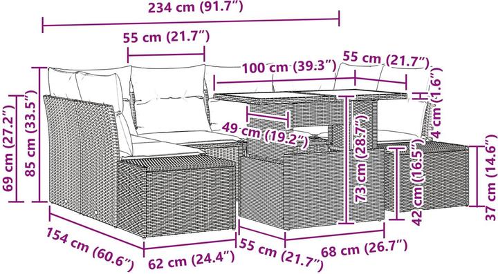 Produktbild vidaXL gartenmöbel