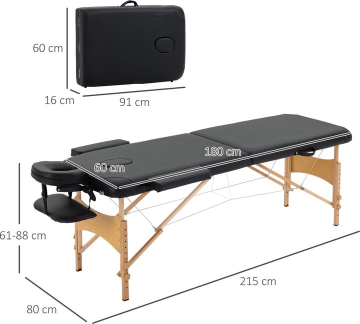 Actual product image Homcom Massage table