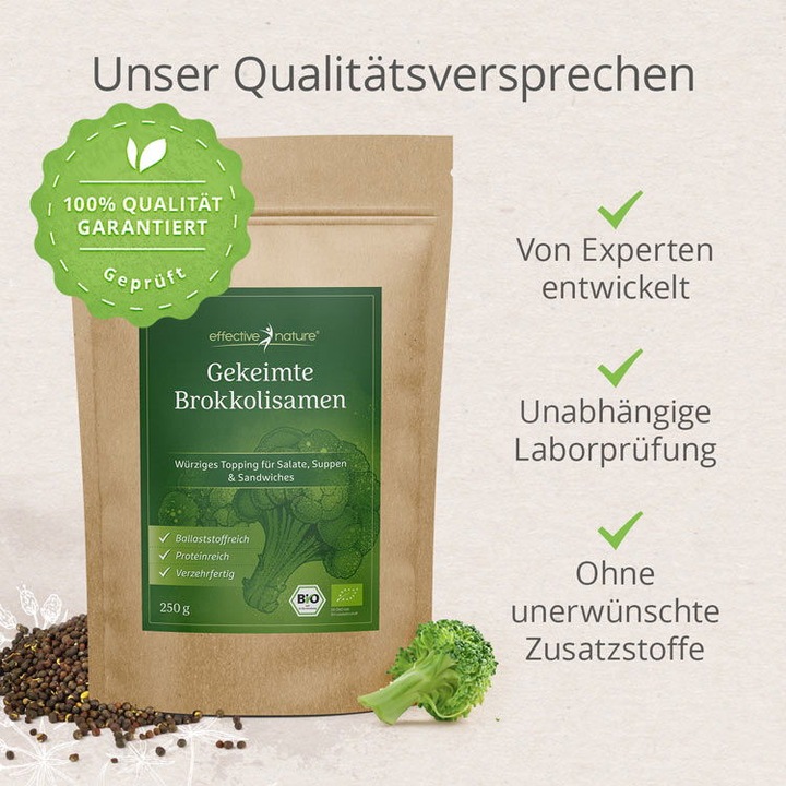 Immagine prodotto Effective Nature Semi di broccoli germogliati