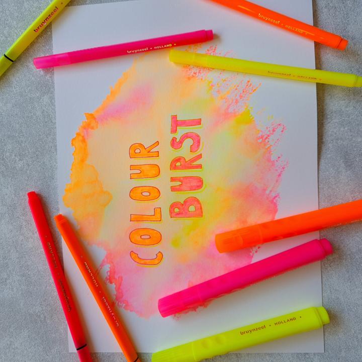 Produktbild Bruynzeel Filzstifte Neon 4 Farben (4x)