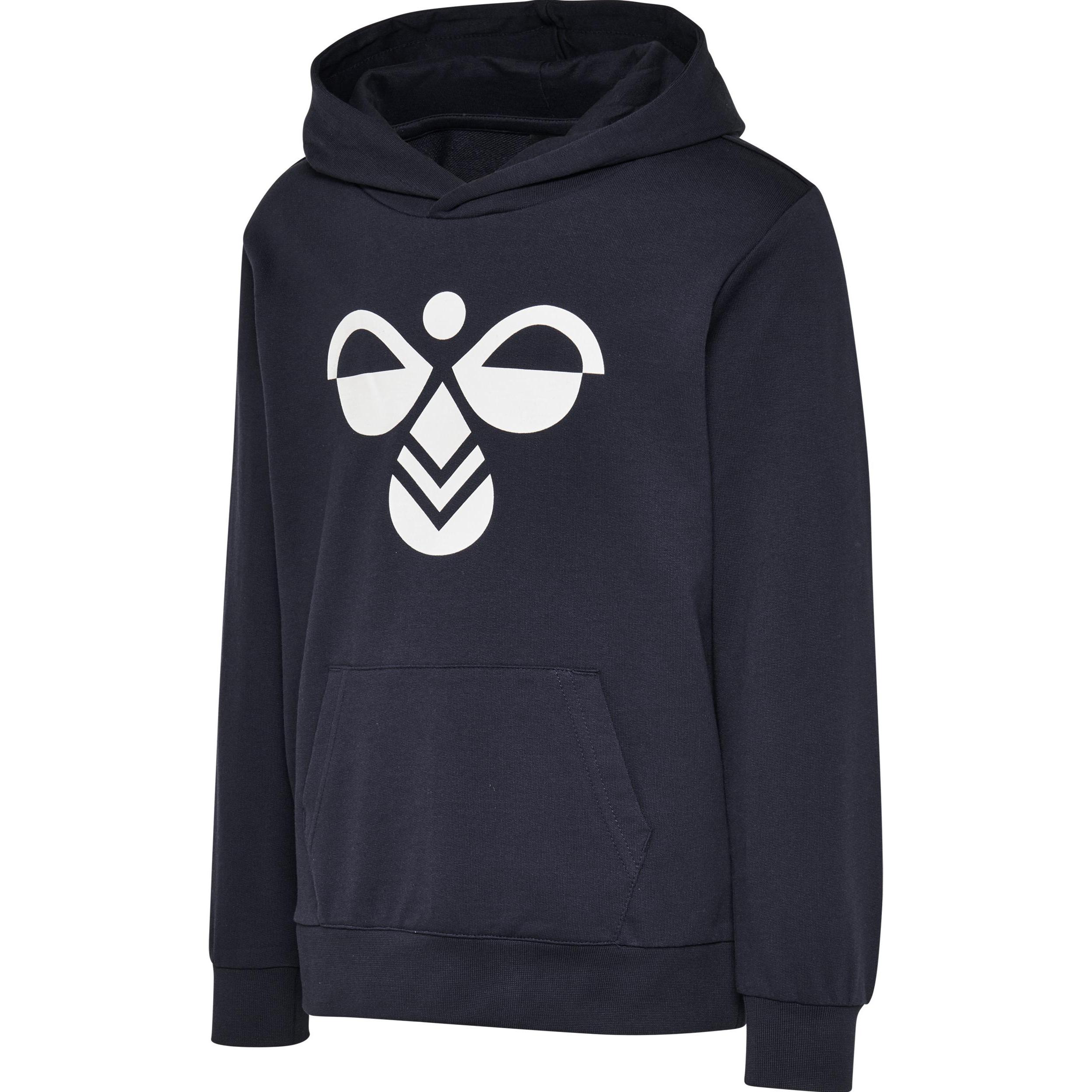 hummel, Unisex, Pullover, Hmlcuatro Hoodie, Schwarz, (104)