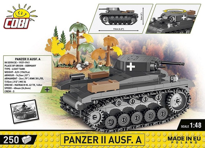Immagine prodotto Cobi Carro armato II Ausf. A