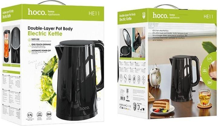 Actual product image Hoco Other electric kettle 1,7L HE11 black (1.70 l)