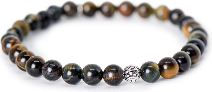 Actual product image Balibay Falcone (20.50 cm, Gemstone, Hawk eye, 14 carat gold)