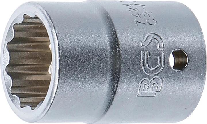 Immagine prodotto BGS Set di chiavi a bussola a dodici facce Azionamento a bussola quadra 20 mm (3/4") SW 24 mm (24 mm)