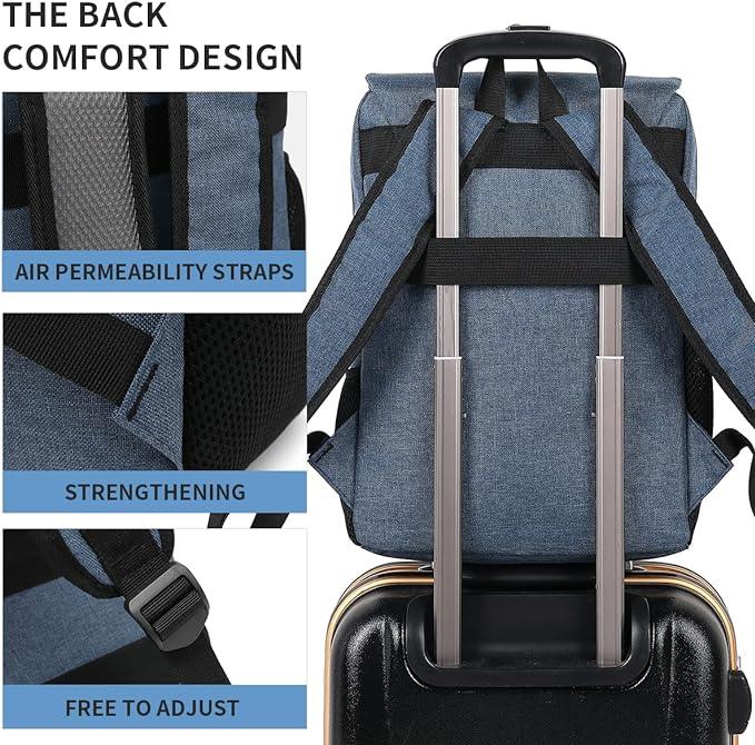 Image du produit Only-Bags.Store Sac à dos d'étudiant, sac à dos de voyage, sac d'extérieur décontracté pour hommes et femmes, sac