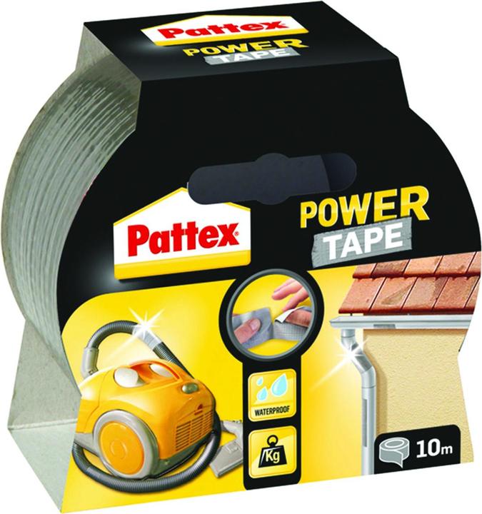 Produktbild Pattex Henkel Power Tape Reparaturband – sidabrinė, 48 mm x 10 m (1677379) (50 mm)