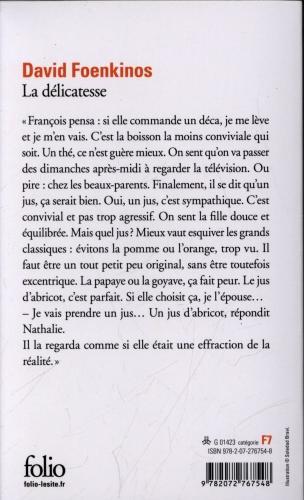 Image du produit La délicatesse (Français, Foenkinos David, 2018)