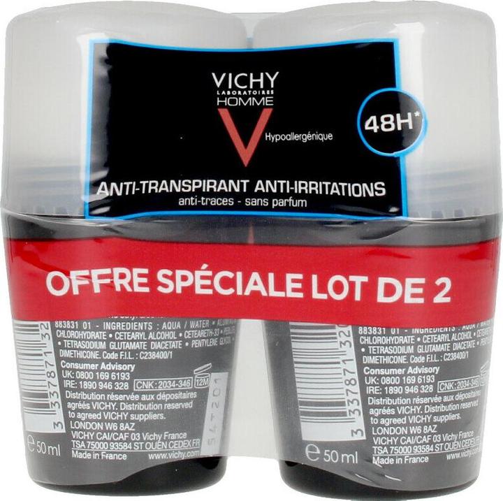 Actual product image Vichy Set of 2 deodorants - 2 x 50 ml (Roll-on, 100 ml)