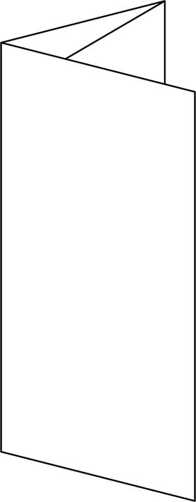 Folded cards (A4, 185 g/m², 50 x)