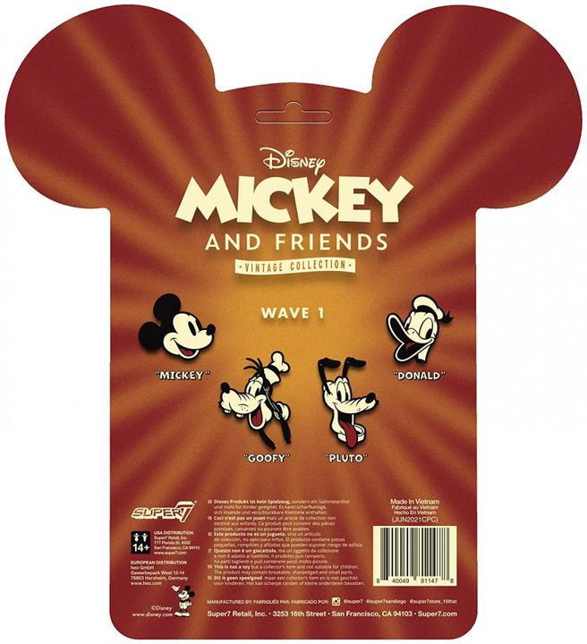 Produktbild Super7 Disney ReAction Actionfigur Vintage Collection - Brave Little Tailor Mickey Mouse