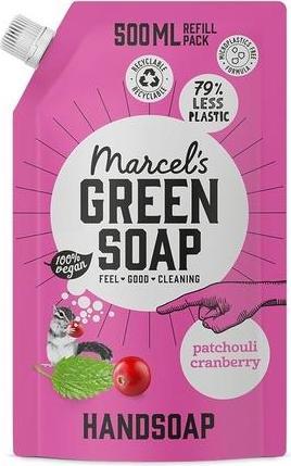 MGA Recharge de savon à main Marcel's Green Soap Patchouli & Cranberry 500ml (Savon liquide, 500 ml)