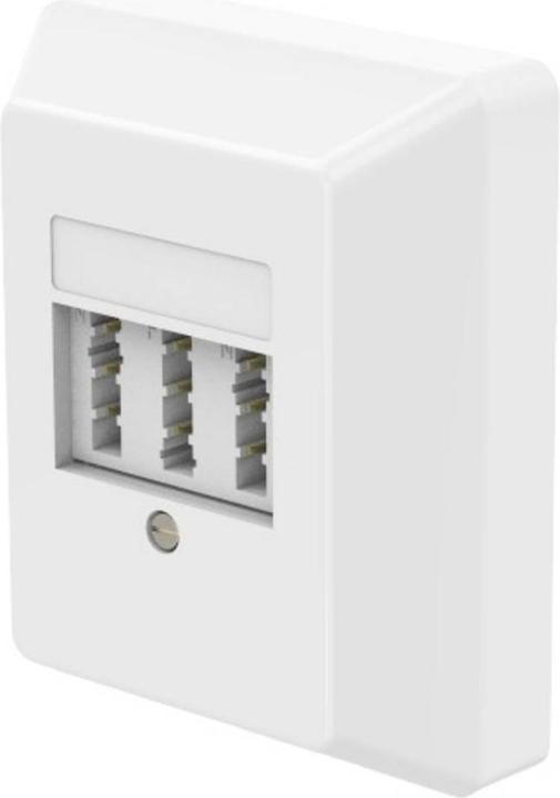 Produktbild Hama 00201143 Telefon-Anschlusskasten Weiss Kunststoff 1 Stück(e)