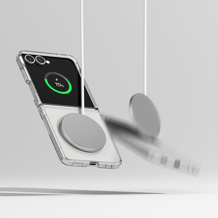 Produktbild Ringke Fusion Magnetic MagSafe Case für Samsung Galaxy Z Flip 7 - Transparent (Samsung Galaxy Z Flip7)
