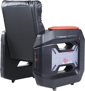 Produktbild Blue E-BLUE EEC338 Auroza Gaming Sofa schwarz-rot / Kunstleder / belastbar bis 200 kg