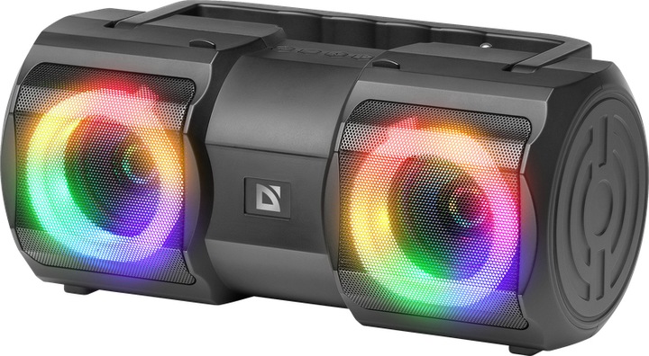 Produktbild Defender Lautsprecher Beatbox 20 Bluetooth 20w Licht/Bt/Mic/Fm/Usb/Tf (5 h, Batteriebetrieb)