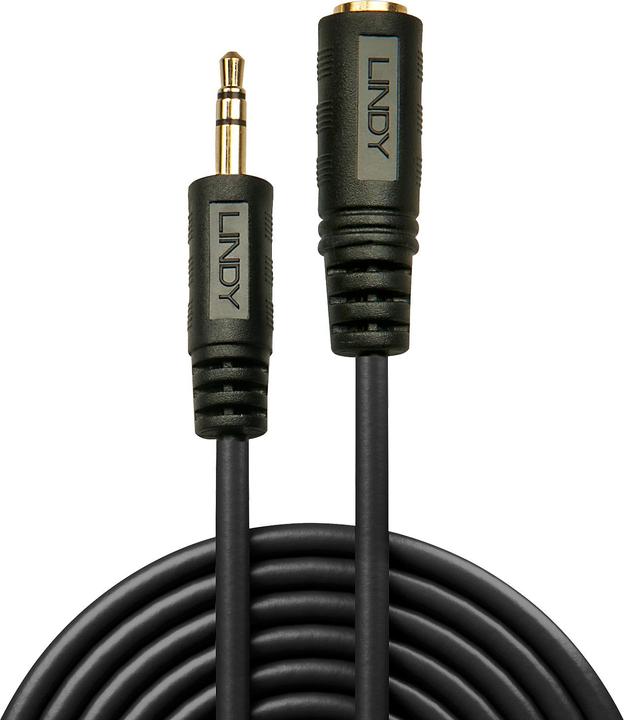 Produktbild Lindy Klinken-Verlängerung (2 m, 3.5mm Klinke (AUX))