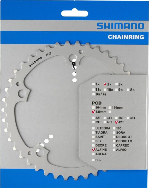 Produktbild Shimano Alfine FC-S501 Kettenblatt 1-fach (42)