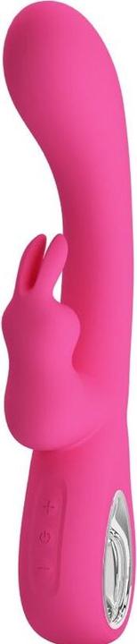 Actual product image Pretty Love Novak Rabbit Vibrator 12 Vibrations Pink