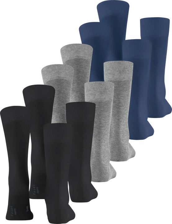 Produktbild Falke Happy 6-Pack Herren Socken (6er Pack, 47 - 50)