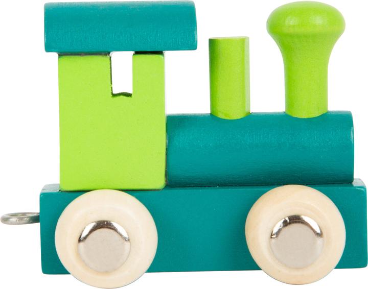 small foot Brief trein locomotief