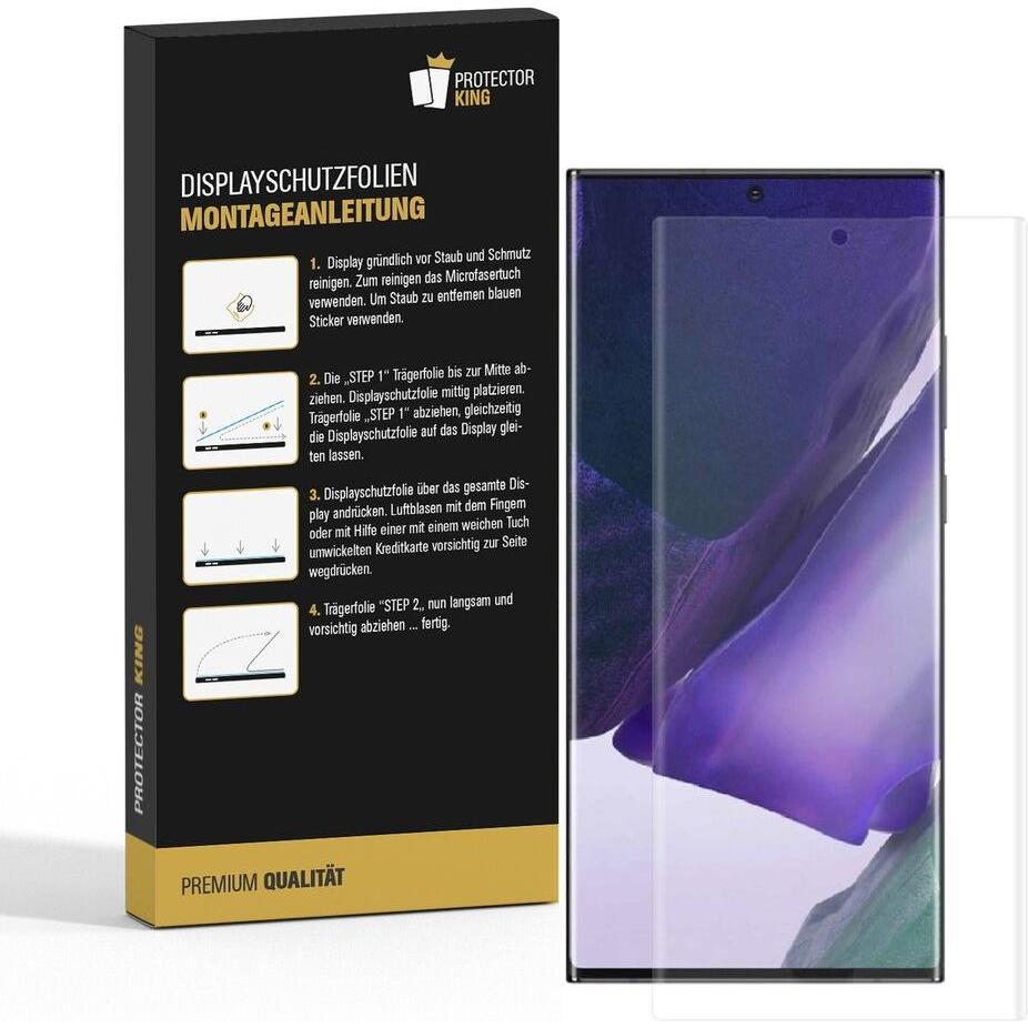 Thumbnail - Protectorking 3x Premium Displayschutzfolie 3D KLAR (3 Stück, Samsung Galaxy Note 20), Smartphone Schutzfolie