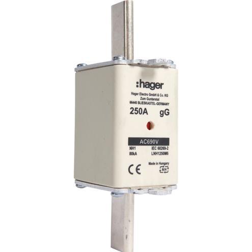 Hager, Sicherung, LNH1250M6 (NH-DIN Sicherung, 250 A)