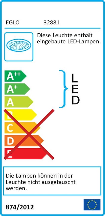 Energie-Label EGLO Fueva-c (1080 lm)