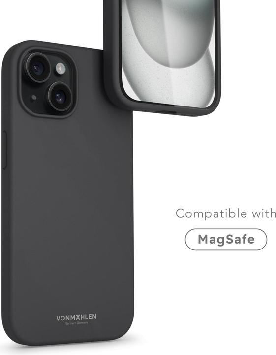 Actual product image Vonmählen Eco Silicone Case for iPhone 15 Plus - Navy (Apple iPhone 15 Plus)