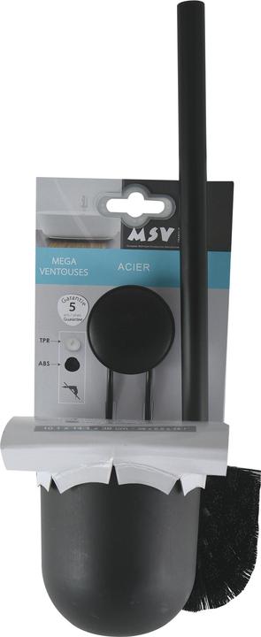 Image du produit MSV Brosse à WC Nature/Noir mat